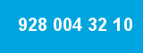 928 004 32 10 928 004 32 10
